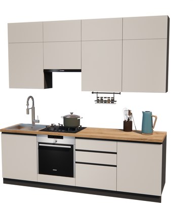 Кухонный гарнитур ВерсоМебель Эко Премиум 2.4 - фото