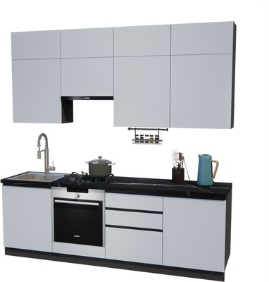 Кухонный гарнитур ВерсоМебель Эко Премиум 2.4 - фото