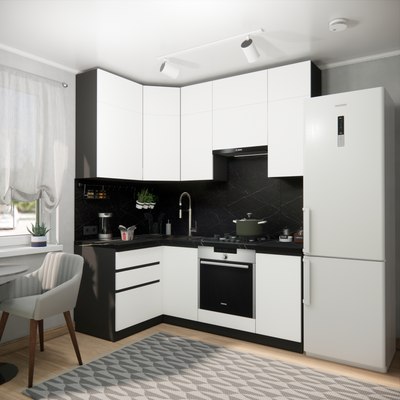 Кухонный гарнитур ВерсоМебель Эко Премиум 1.2x2.0 левая