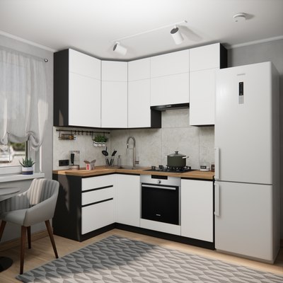 Кухонный гарнитур ВерсоМебель Эко Премиум 1.2x2.0 левая