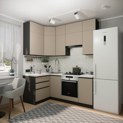 Кухонный гарнитур ВерсоМебель Эко Премиум 1.2x2.0 левая