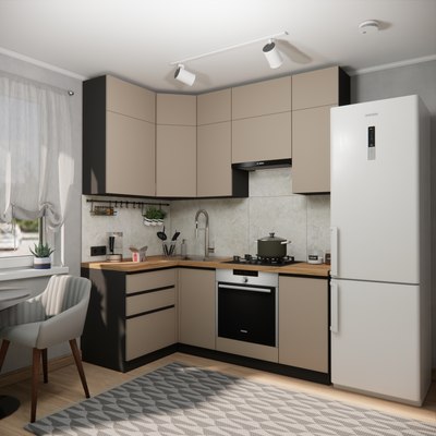 Кухонный гарнитур ВерсоМебель Эко Премиум 1.2x2.0 левая