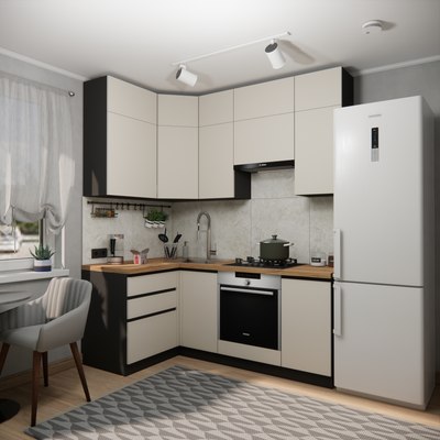 Кухонный гарнитур ВерсоМебель Эко Премиум 1.2x2.0 левая