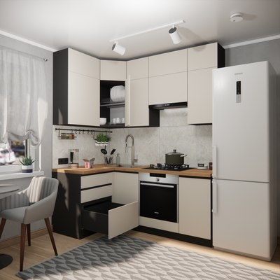 Кухонный гарнитур ВерсоМебель Эко Премиум 1.2x2.0 левая