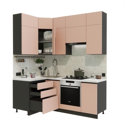 Кухонный гарнитур ВерсоМебель Эко Премиум 1.2x2.0 левая