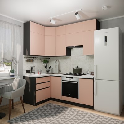 Кухонный гарнитур ВерсоМебель Эко Премиум 1.2x2.0 левая