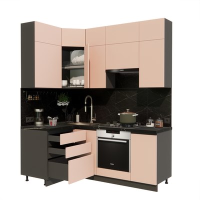 Кухонный гарнитур ВерсоМебель Эко Премиум 1.2x2.0 левая