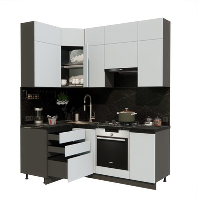 Кухонный гарнитур ВерсоМебель Эко Премиум 1.2x2.0 левая