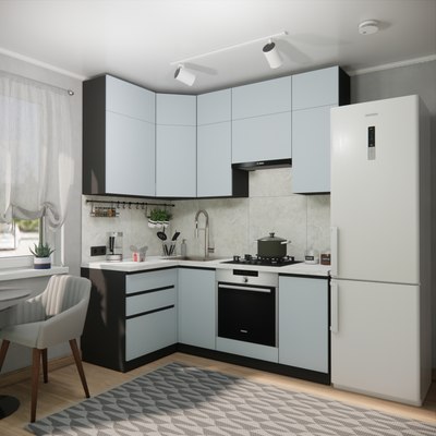 Кухонный гарнитур ВерсоМебель Эко Премиум 1.2x2.0 левая