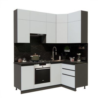 Кухонный гарнитур ВерсоМебель Эко Премиум 1.2x2.0 правая - фото