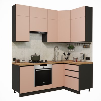 Кухонный гарнитур ВерсоМебель Эко Премиум 1.2x2.0 правая - фото