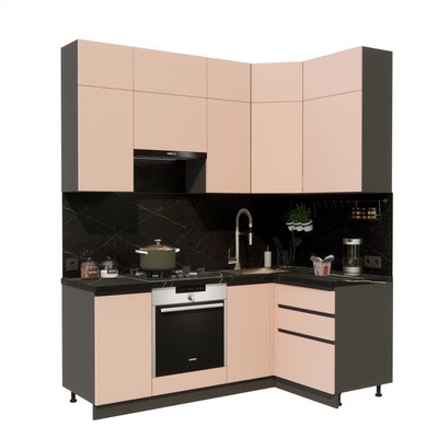 Кухонный гарнитур ВерсоМебель Эко Премиум 1.2x2.0 правая - фото