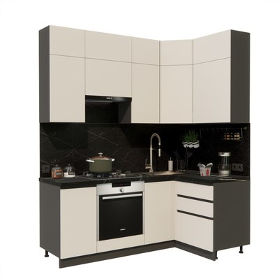 Кухонный гарнитур ВерсоМебель Эко Премиум 1.2x2.0 правая - фото