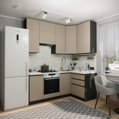 Кухонный гарнитур ВерсоМебель Эко Премиум 1.2x2.0 правая