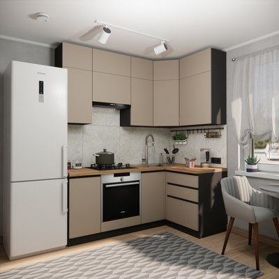 Кухонный гарнитур ВерсоМебель Эко Премиум 1.2x2.0 правая