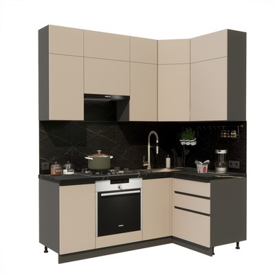 Кухонный гарнитур ВерсоМебель Эко Премиум 1.2x2.0 правая - фото