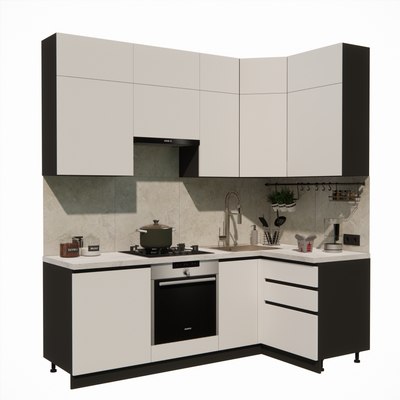 Кухонный гарнитур ВерсоМебель Эко Премиум 1.2x2.2 правая - фото