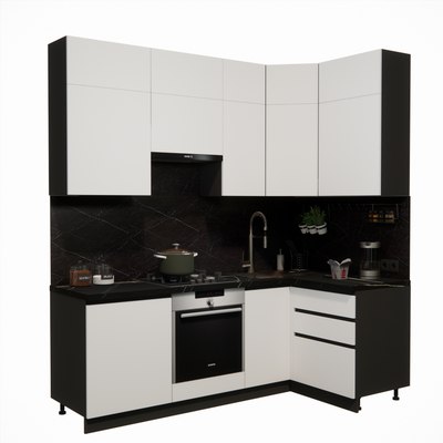 Кухонный гарнитур ВерсоМебель Эко Премиум 1.2x2.2 правая - фото