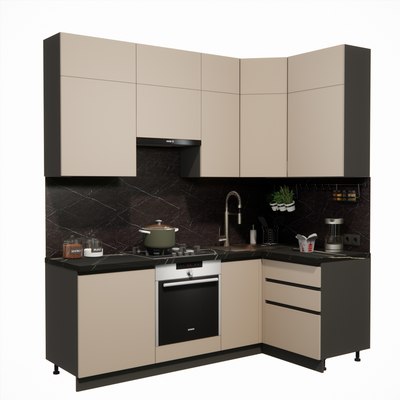 Кухонный гарнитур ВерсоМебель Эко Премиум 1.2x2.2 правая - фото