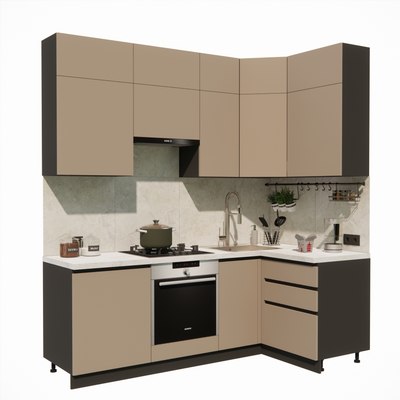 Кухонный гарнитур ВерсоМебель Эко Премиум 1.2x2.2 правая - фото