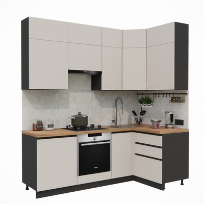 Кухонный гарнитур ВерсоМебель Эко Премиум 1.2x2.2 правая - фото