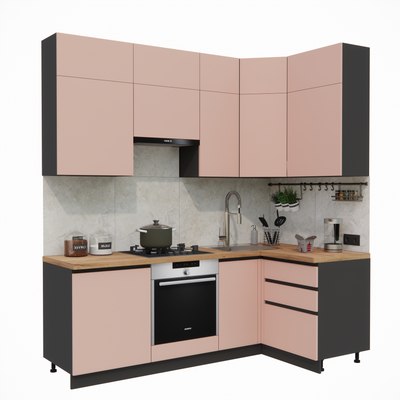 Кухонный гарнитур ВерсоМебель Эко Премиум 1.2x2.2 правая - фото