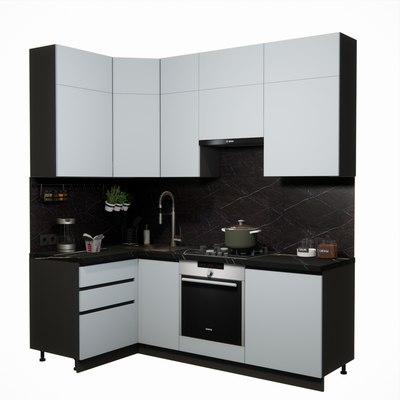 Кухонный гарнитур ВерсоМебель Эко Премиум 1.2x2.2 левая - фото