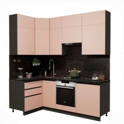 Кухонный гарнитур ВерсоМебель Эко Премиум 1.2x2.2 левая - фото