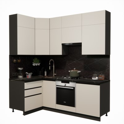 Кухонный гарнитур ВерсоМебель Эко Премиум 1.2x2.2 левая - фото