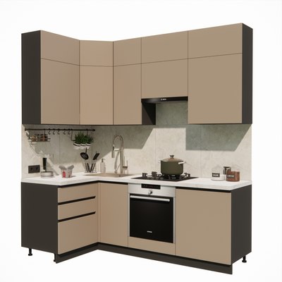 Кухонный гарнитур ВерсоМебель Эко Премиум 1.2x2.2 левая - фото