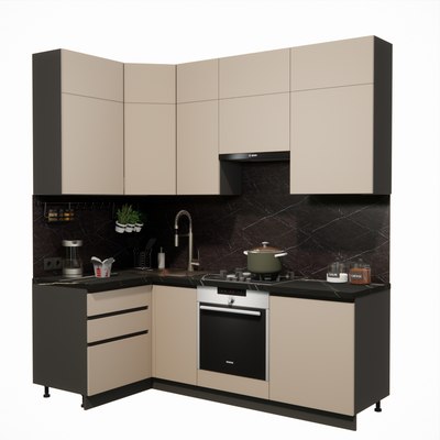 Кухонный гарнитур ВерсоМебель Эко Премиум 1.2x2.2 левая - фото