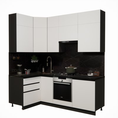 Кухонный гарнитур ВерсоМебель Эко Премиум 1.2x2.2 левая - фото