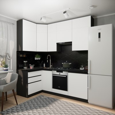 Кухонный гарнитур ВерсоМебель Эко Премиум 1.2x2.2 левая