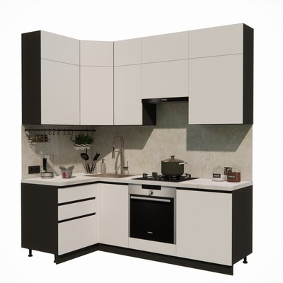 Кухонный гарнитур ВерсоМебель Эко Премиум 1.2x2.2 левая - фото