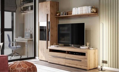 Шкаф Мебельград Ницца 2-х дверный 101.8x41.6x208.4