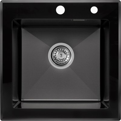 Мойка кухонная Arfeka Eco AR PVD Nano 50x50 - фото