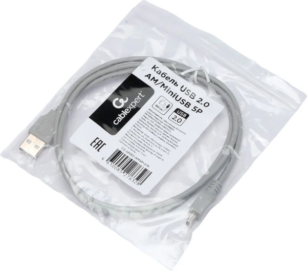 Кабель Cablexpert CC-USB2-AM5P-3-N