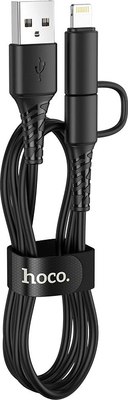 Кабель Hoco X54 2в1 Micro to Lightning - фото