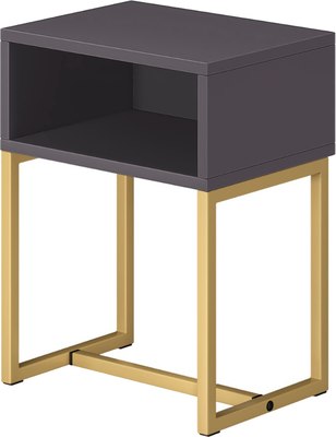 Прикроватная тумба Monofix Юнта С металлическими опорами - фото