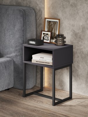 Прикроватная тумба Monofix Юнта С металлическими опорами