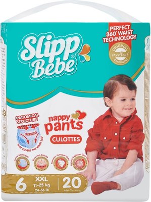 Подгузники-трусики детские Slipp Bebe №6 11-25кг