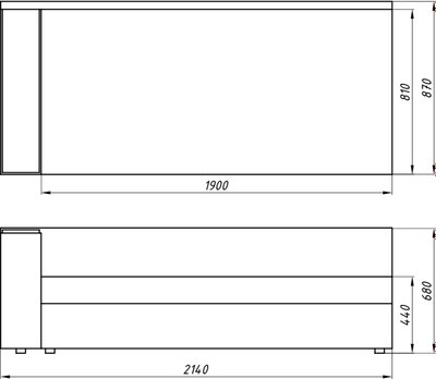 Тахта Lama мебель Эльза-1 правый