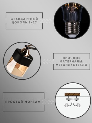 Потолочный светильник Aitin-Pro НПБ 02-2x60-101 / 7570/2