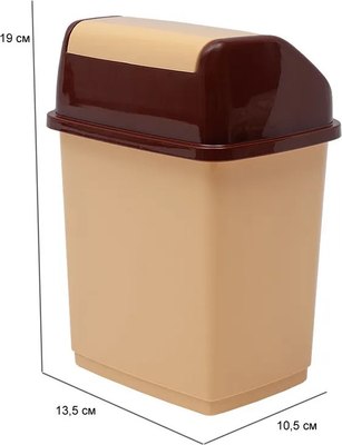 Мусорное ведро Эльфпласт Ромашка EP107