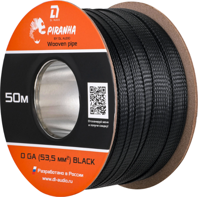 Оплетка для кабеля DL Audio Piranha WP 0 Ga Black - фото