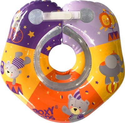 Круг для купания ROXY-KIDS Мишка Circus / RTT-002С - фото