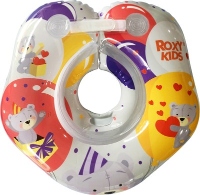 Круг для купания ROXY-KIDS Мишка Party / RTT-002P - фото