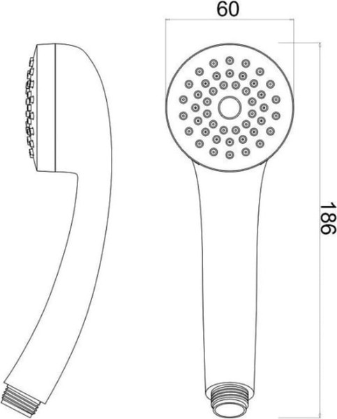 Лейка ручного душа Voda VSP201
