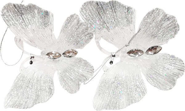 Набор елочных игрушек MONAMI Бабочки 7B-043 - фото
