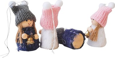 Набор елочных игрушек MONAMI Девочка с колокольчиком 12A-004